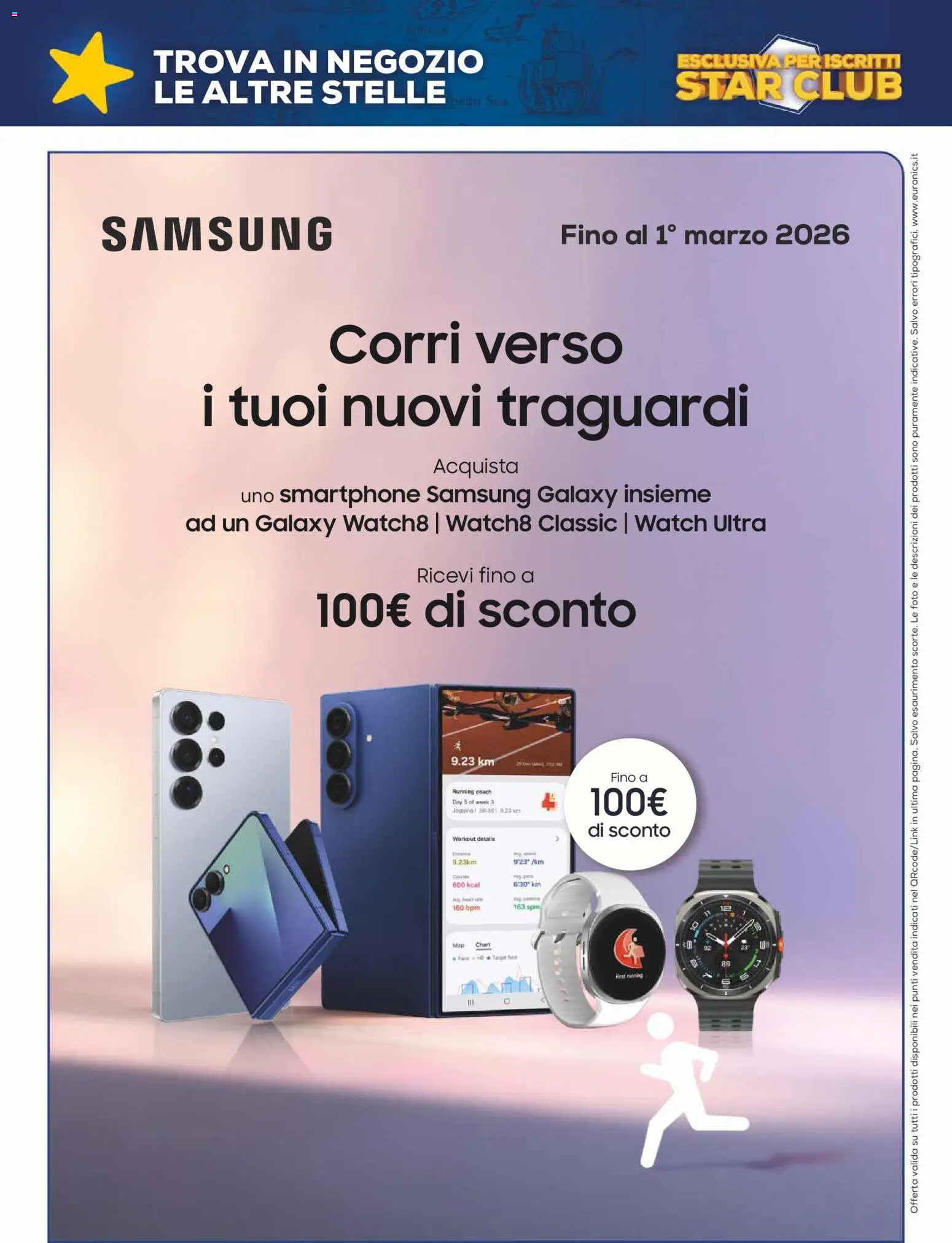 Volantino Euronics del 19.02.2026 | Pagina: 26 | Prodotti: Smartphone samsung, Samsung Galaxy, Smartphone, Samsung