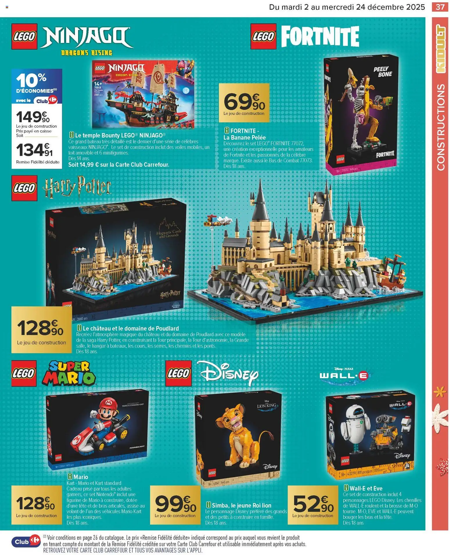 {H1} | Page: 39 | Produits: Légo, Brosse, Prise, Banane