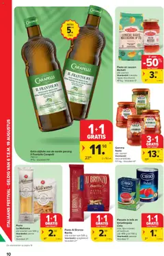  | Pagina: 10 | Producten: Olijfolie, Tomaten, Saus, Graham liszt