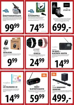 Tuuri-mainoslehti voimassa 05.11.2025 alkaen | Sivu: 17 | Tuotteet: Älykello, Akku, Hengitysharjoituslaite, Radio