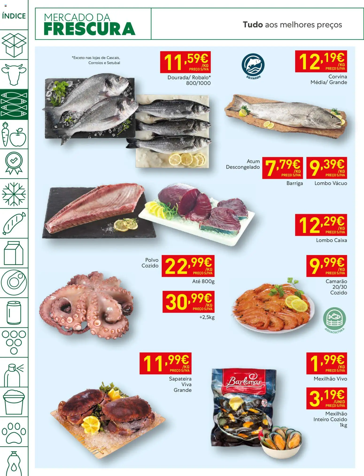 Recheio folheto │ válido de 20.01.2026 | Página: 8 | Produtos: Polvo, Camarão, Caixa, Lombo