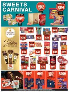 Checkers specials catalogue – valid from 20.04.2026 | Page: 10 | Products: Sweets, Pañales de noche, Chocolate, Caramel