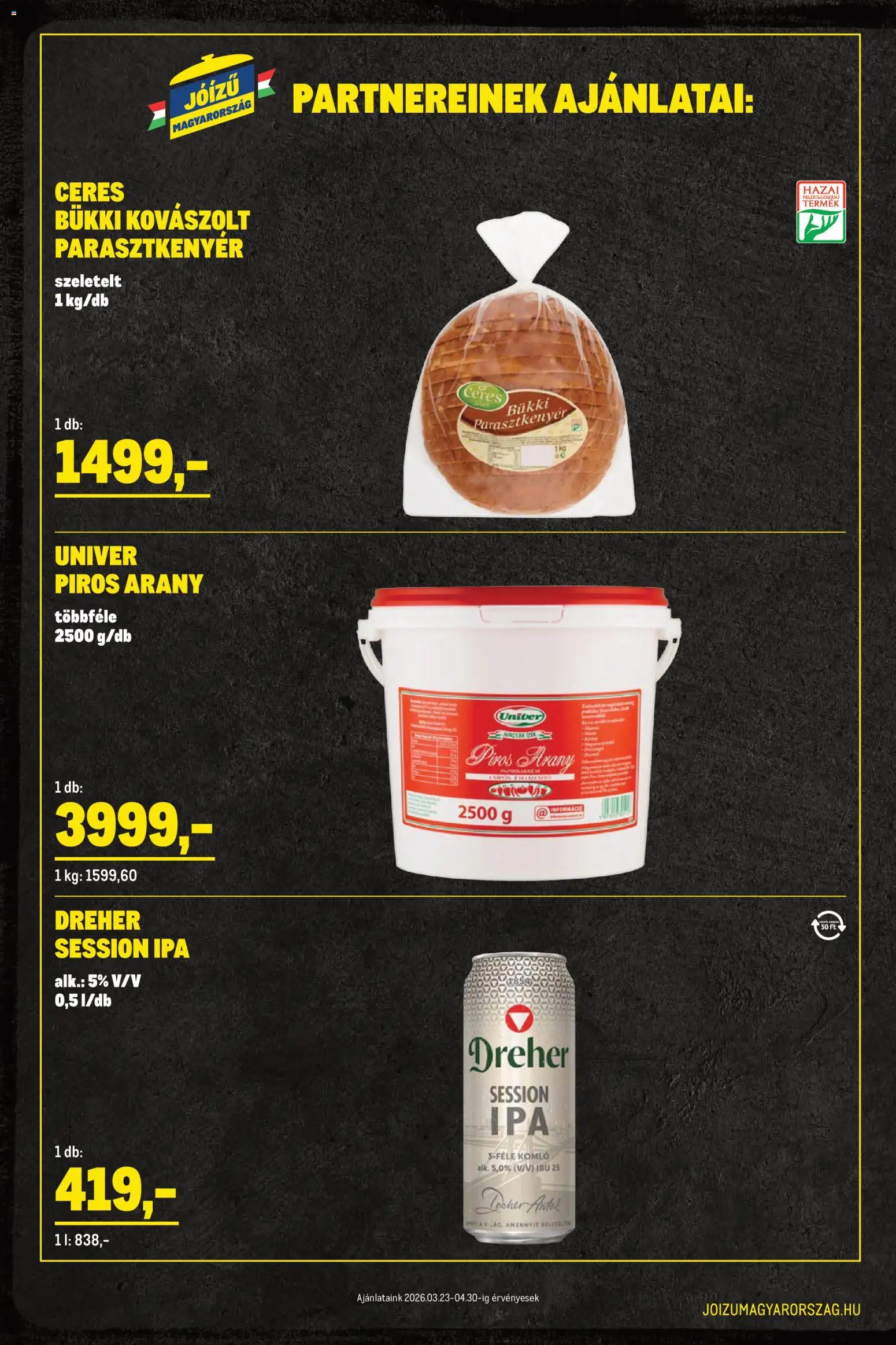 Metro akciós ujság - amely érvényes a következő dátumtól: 23.03.2026 | Oldal: 3