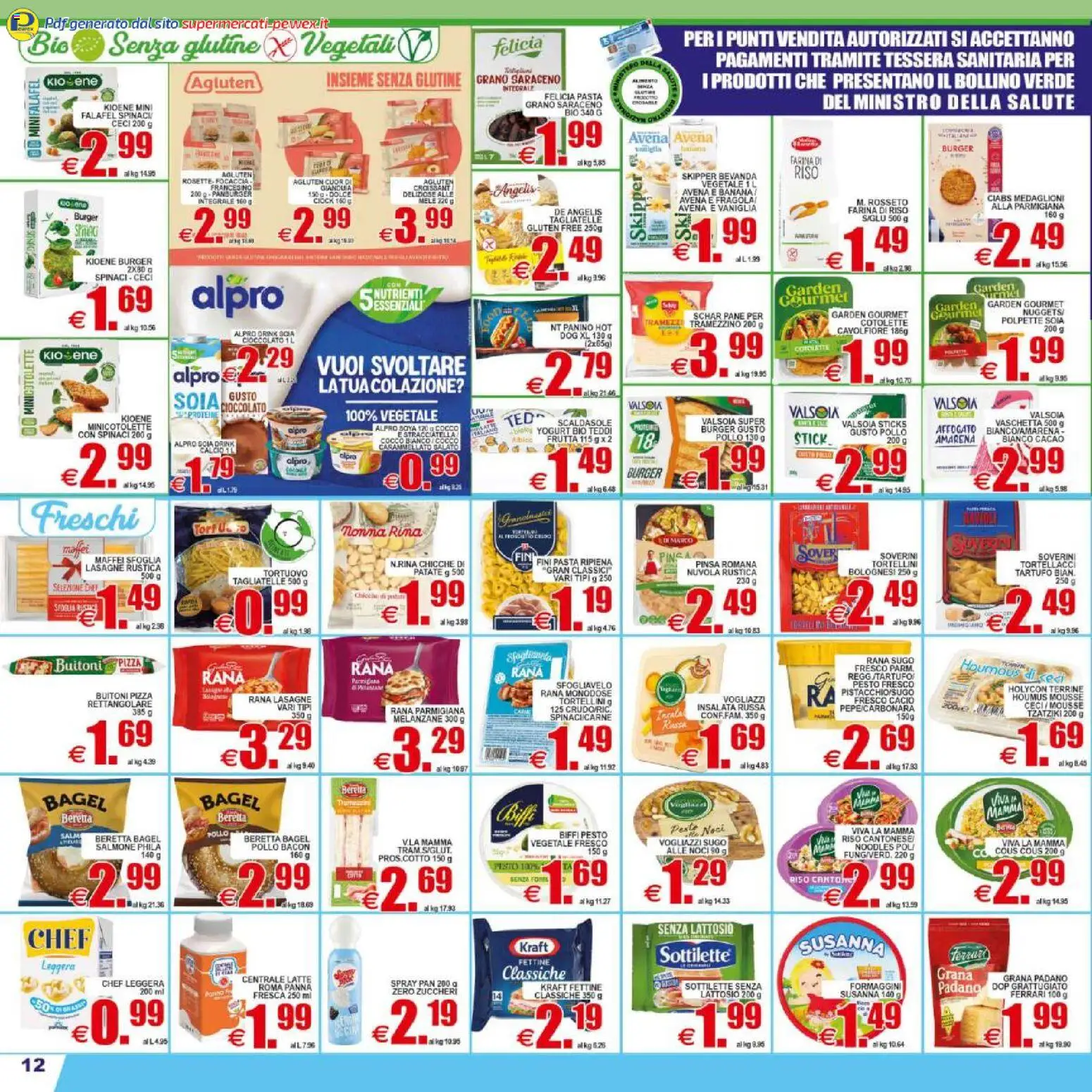 Volantino Pewex del 29.04.2026 | Pagina: 12 | Prodotti: Tartufo, Pasta, Croissant, Stracciatella