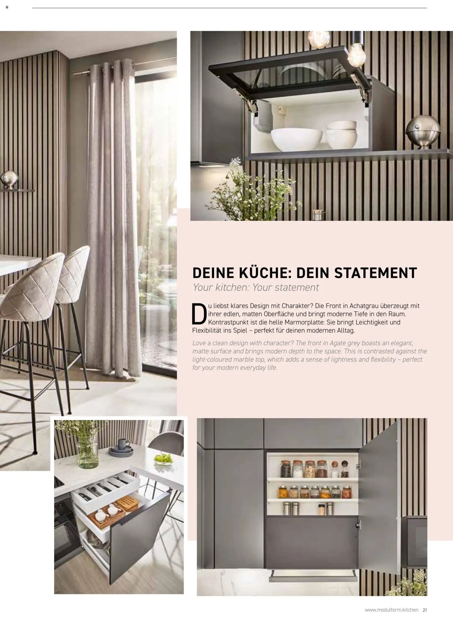 Ostermann Modulform Küchenprospekt 2026 – gültig ab 01.01.2026 | Seite: 21 | Produkte: Spiel, Küche