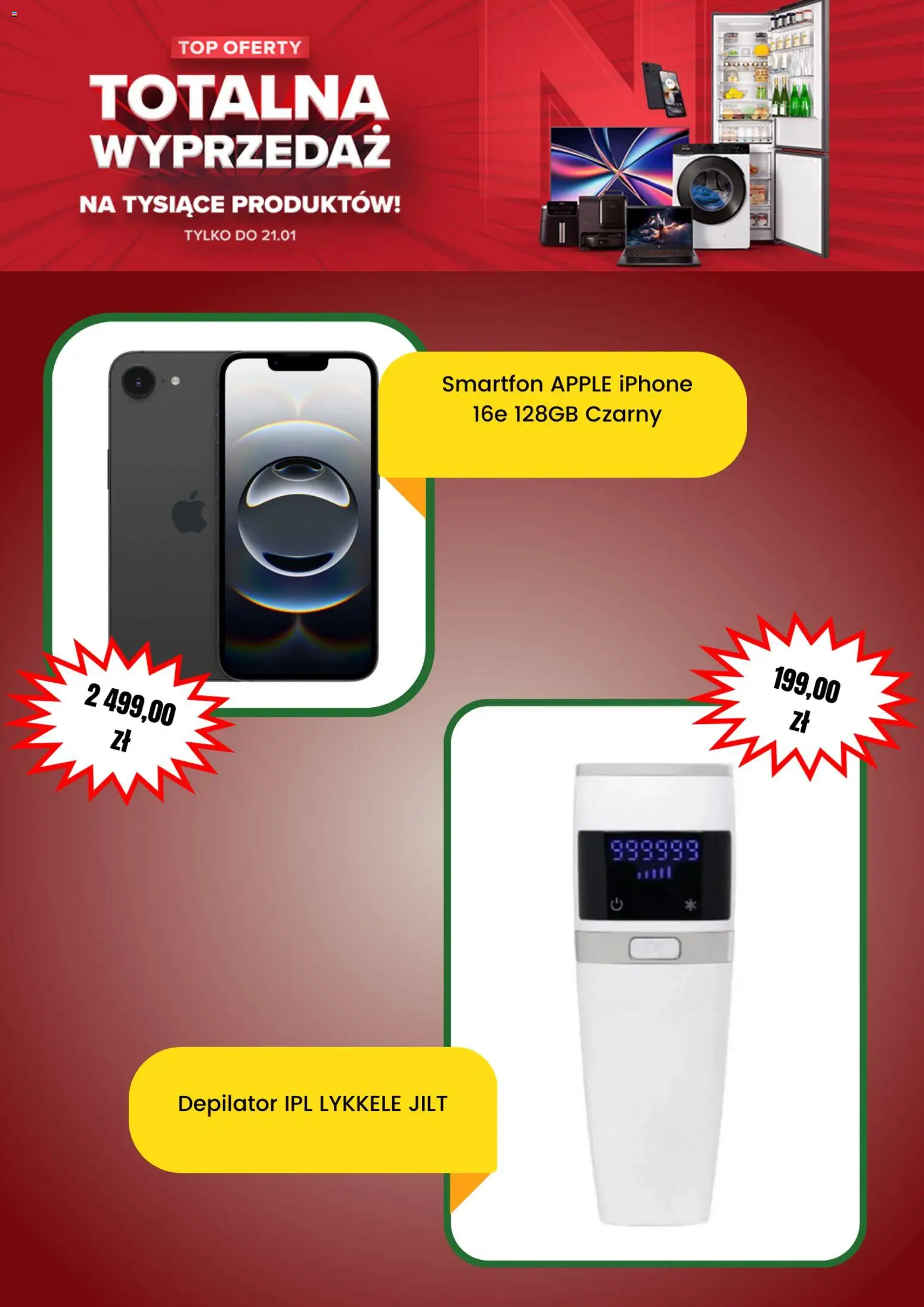 Neonet promocje od 23.12.2025 | Strona: 5 | Produkty: Top, Smartfon, Depilator