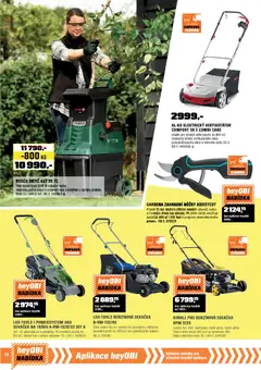 Náhled letáku OBI leták od 01.03.2026 | Strana: 14 | Produkty: Vertikutátor, Nůžky, Zahradní nůžky, Koš