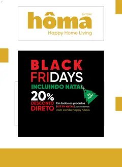 Pré-visualização Hôma - Black Friday válido de 28.11.2025
