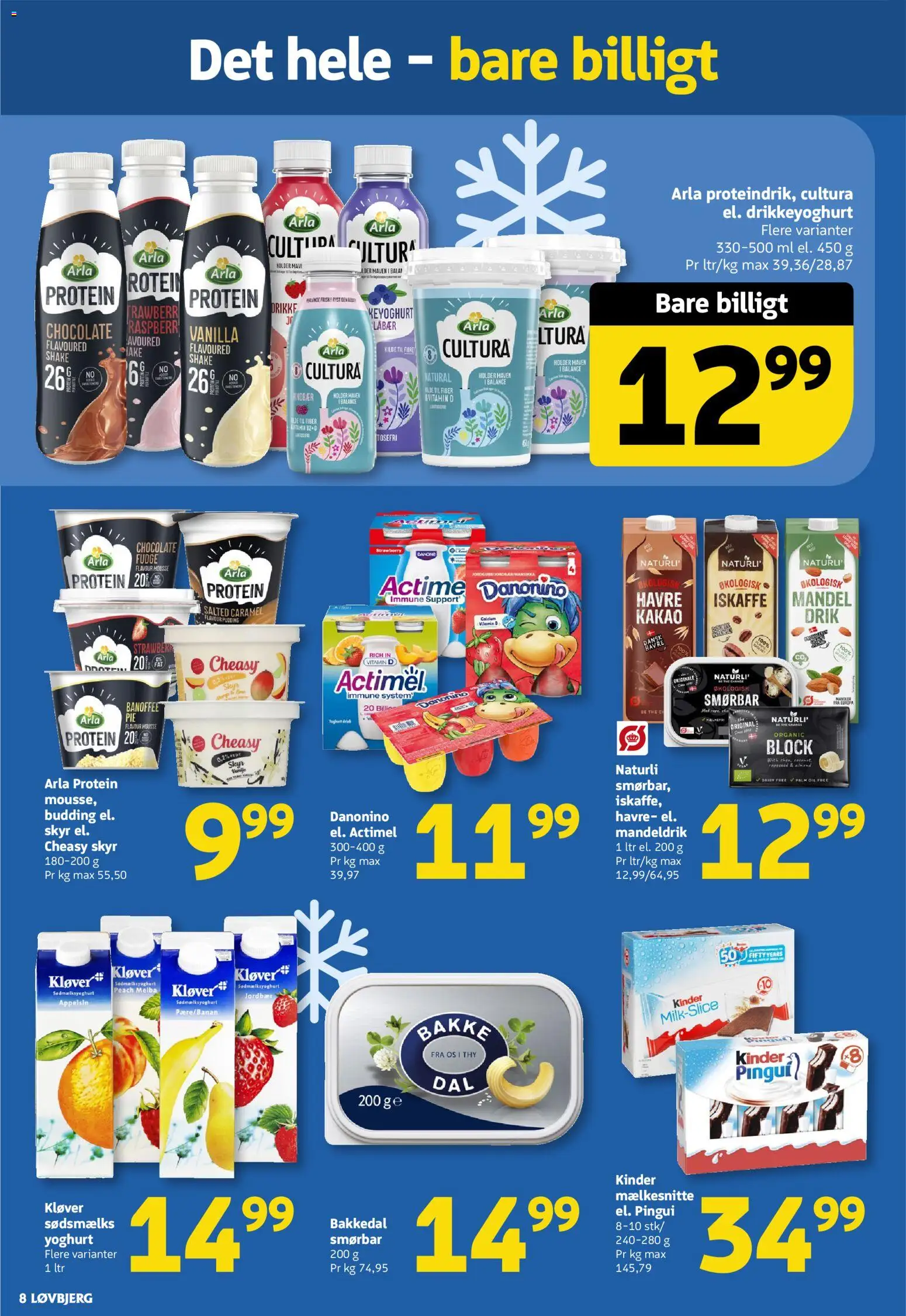 Løvbjerg tilbudsavis – gyldig fra 20.02.2026 | Side: 8 | Produkter: Yoghurt, Skyr, Jordbær, Drikkeyoghurt