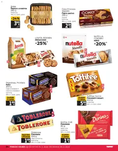 Katalog Tommy - Pregled kataloga iz trgovine Tommy, vrijedi od 19.03.2026 | Stranica: 24 | Proizvodi: Dorina, Čokolada, Keks, Pecivo