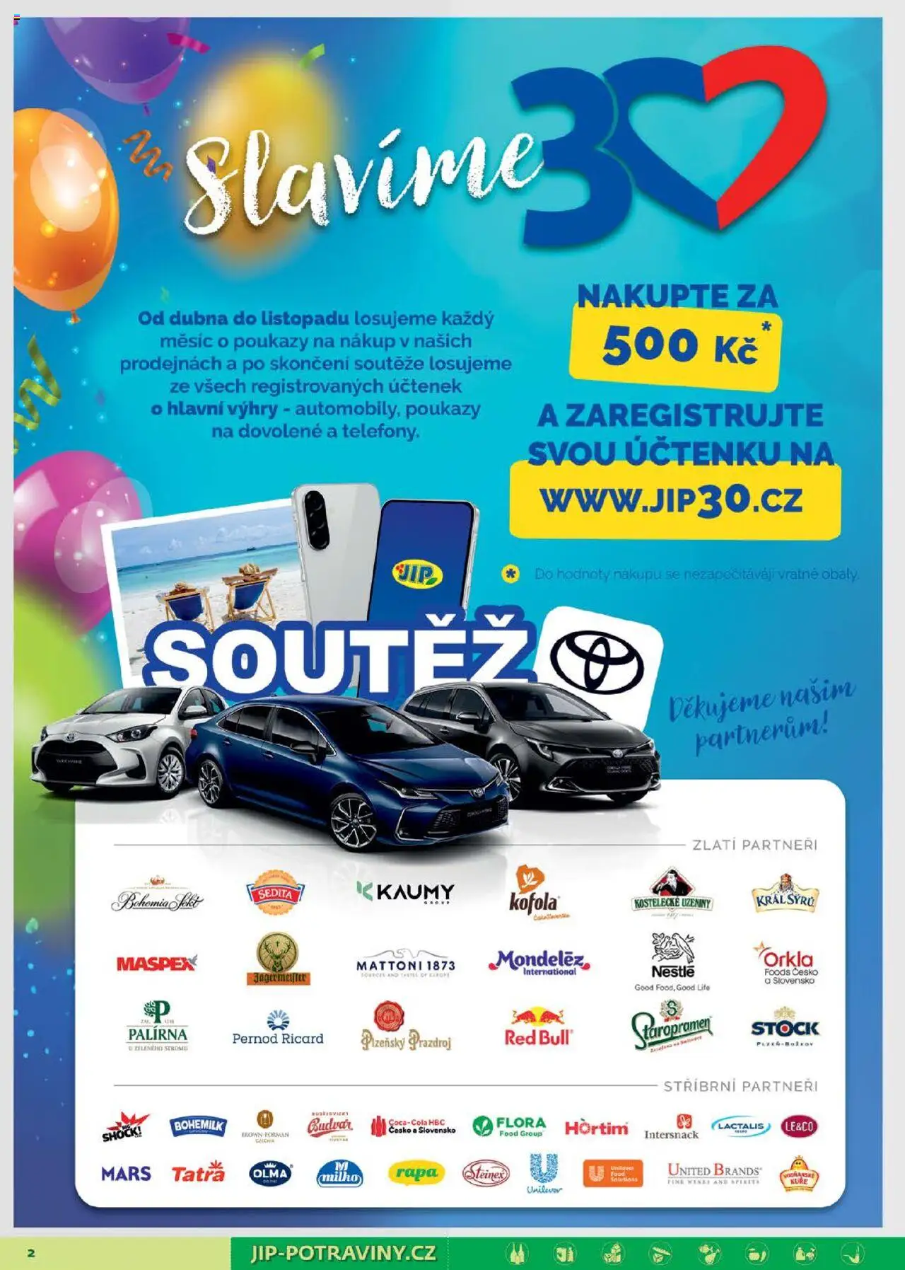 Jip leták od 30.07.2025 | Strana: 2 | Produkty: Jägermeister, Budvar, Uzeniny, Flora