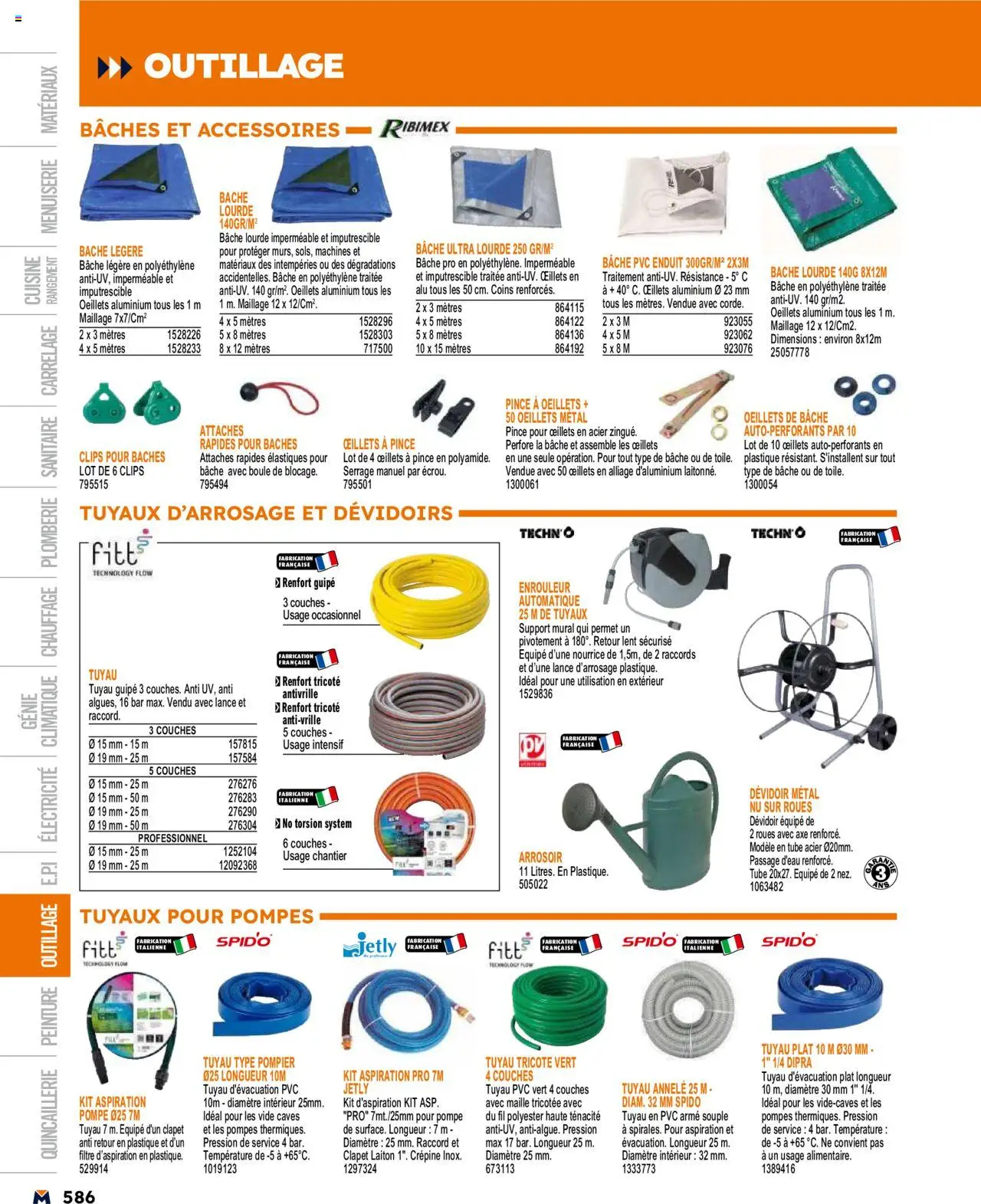  | Page: 586 | Produits: Filtre, Couches, Arrosoir, Élastiques