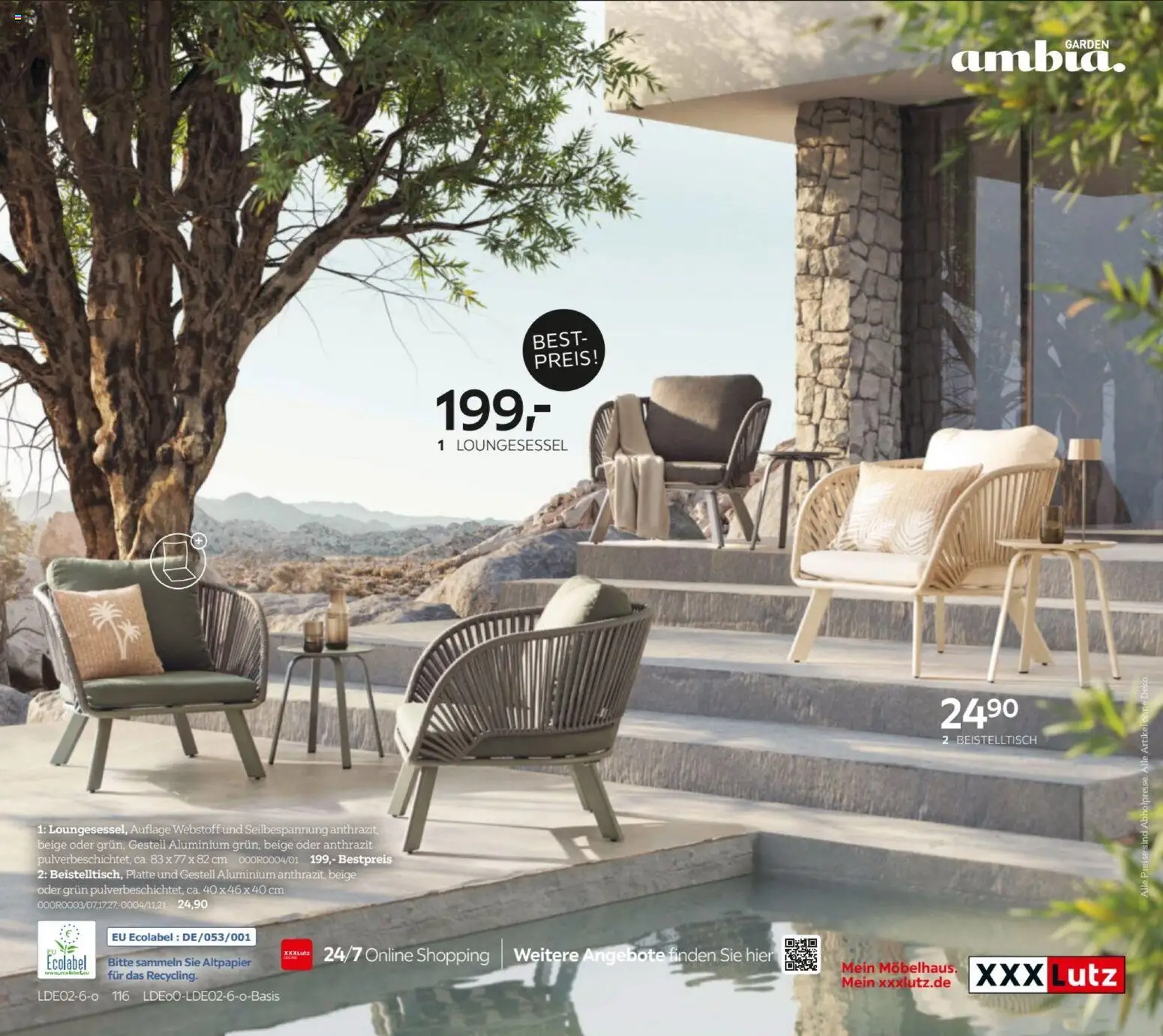 XXXL Lutz My Home Garten – gültig ab 23.02.2026 | Seite: 116 | Produkte: Beistelltisch