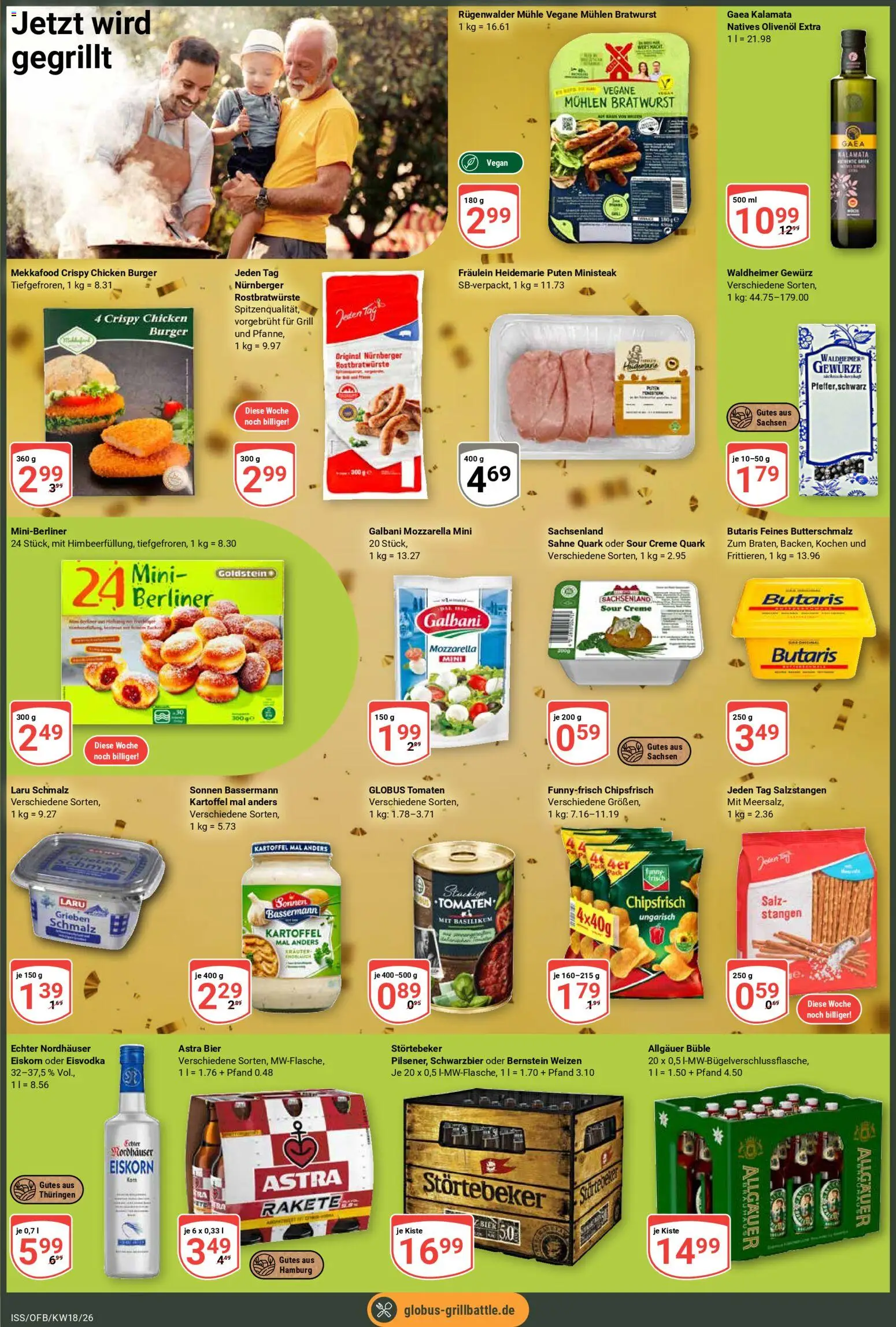 Globus Prospekt 	 – gültig ab 27.04.2026 | Seite: 5 | Produkte: Berliner, Grill, Olivenol, Salz