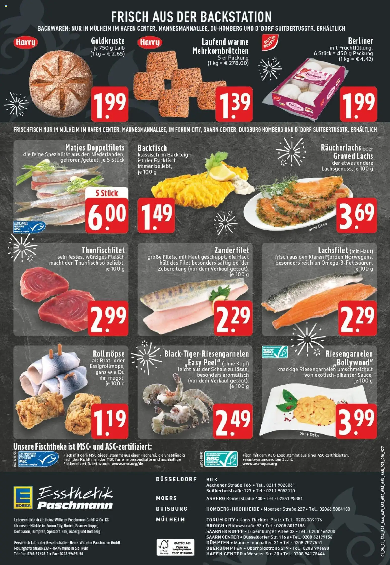 Edeka prospekt Mülheim An Der Ruhr	 – gültig ab 28.12.2025 | Seite: 26 | Produkte: Berliner, Thunfisch, Räucherlachs, Telefon