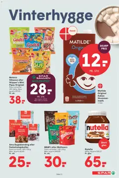Spar - Tilbudsavis gyldig fra 13.02.2026 | Side: 11 | Produkter: Brownies, Chokoladekage, Kakao, Nutella