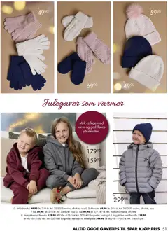 Forhåndsvisning av Spar Kjøp Jule-Magasinet gyldig fra 13.10.2025 | Side: 51 | Produkter: Lue, Hettejakke