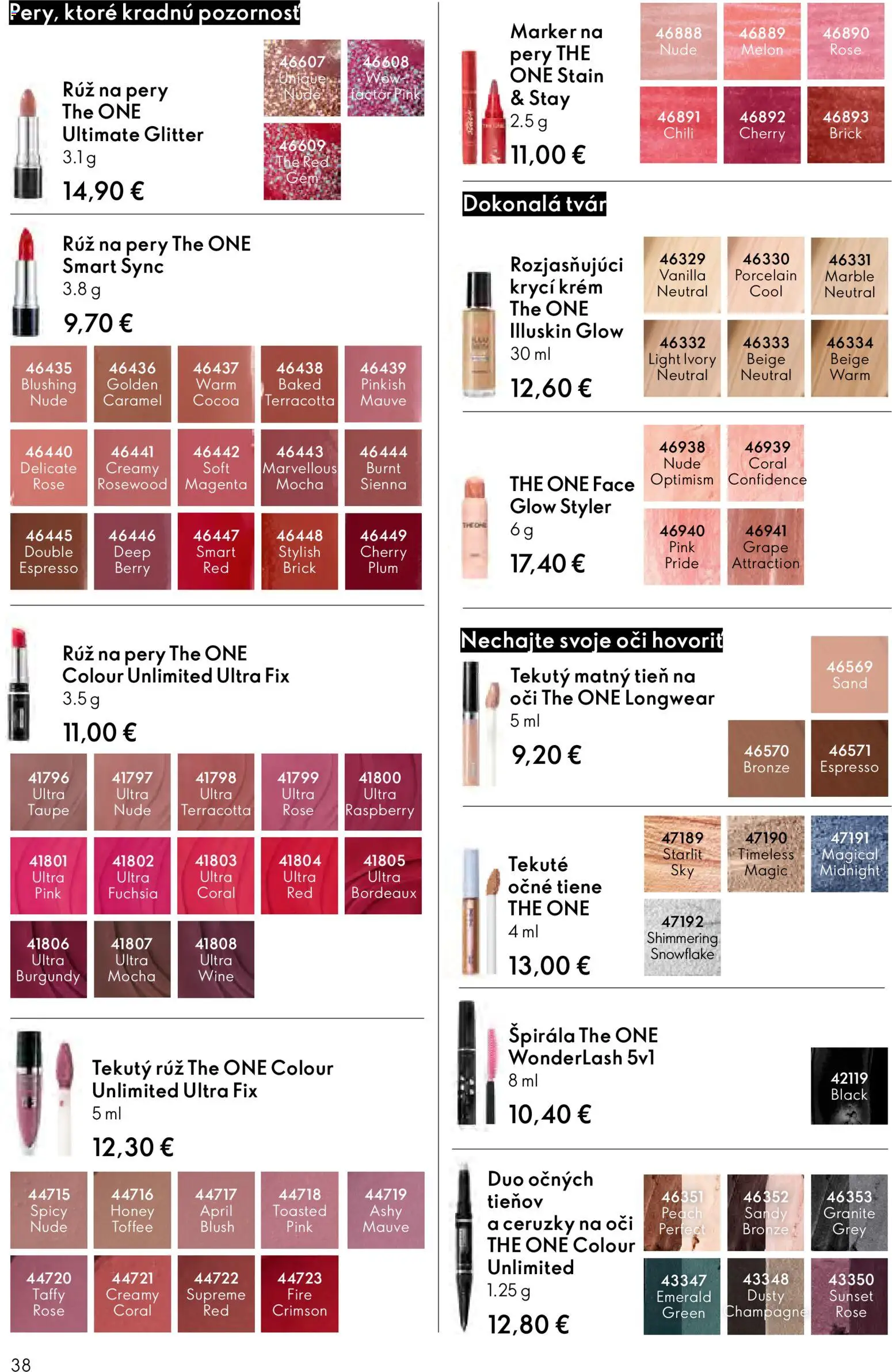 Nové Oriflame akcie – leták je platný od 22.10.2025 | Strana: 38