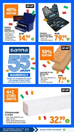 GAMMA folder - Voorbeeld van een folder van GAMMA, geldig van 23.03.2026 | Pagina: 21 | Producten: Geuren, Tapijt
