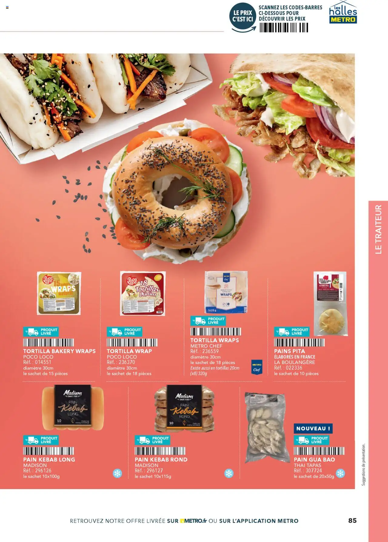  | Page: 85 | Produits: Tortillas, Pain, Livre