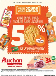 Auchan - 25 JOURS AUCHAN, faites le plein de bonne affaires dans votre super - Voorbeeld van een folder van Auchan, geldig van 12.11.2025