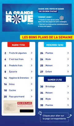 Aldi - Prévisualisation de Aldi catalogue semaine 8 valide à partir de 17.02.2026 | Page: 3 | Produits: Plantes
