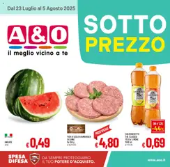 Anteprima del volantino Volantino A&O	 valido a partire dal 23.07.2025