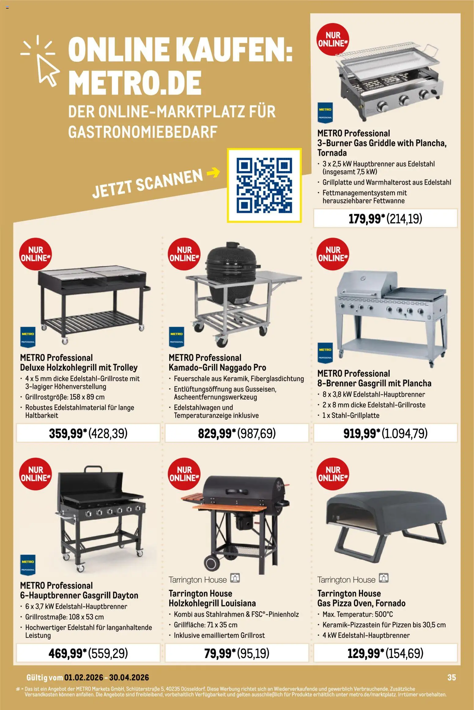 Metro Outdoor für Profis – gültig ab 01.02.2026 | Seite: 35 | Produkte: Pizza