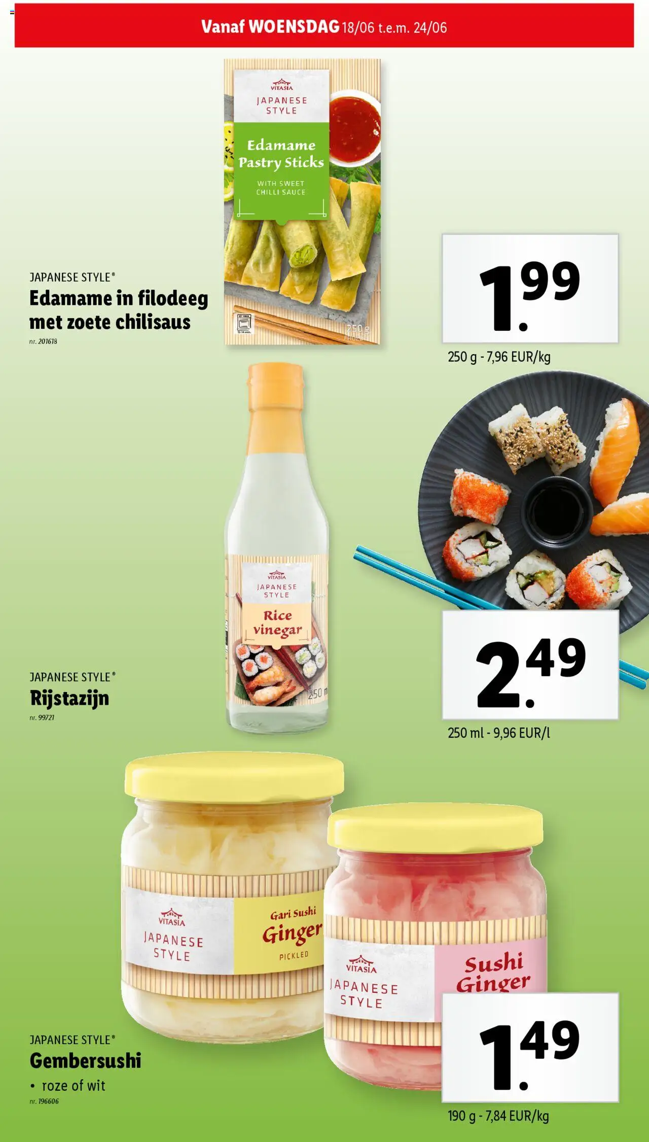  | Pagina: 19 | Producten: Sushi