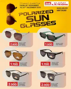 Preview of KM Trading - Polarized sun glasses offers valid from 28.11.2025