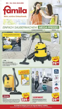 Famila Nordwest Einleger ab 13.04.2026 gültig | Seite: 1 | Produkte: Miele, Shampoo