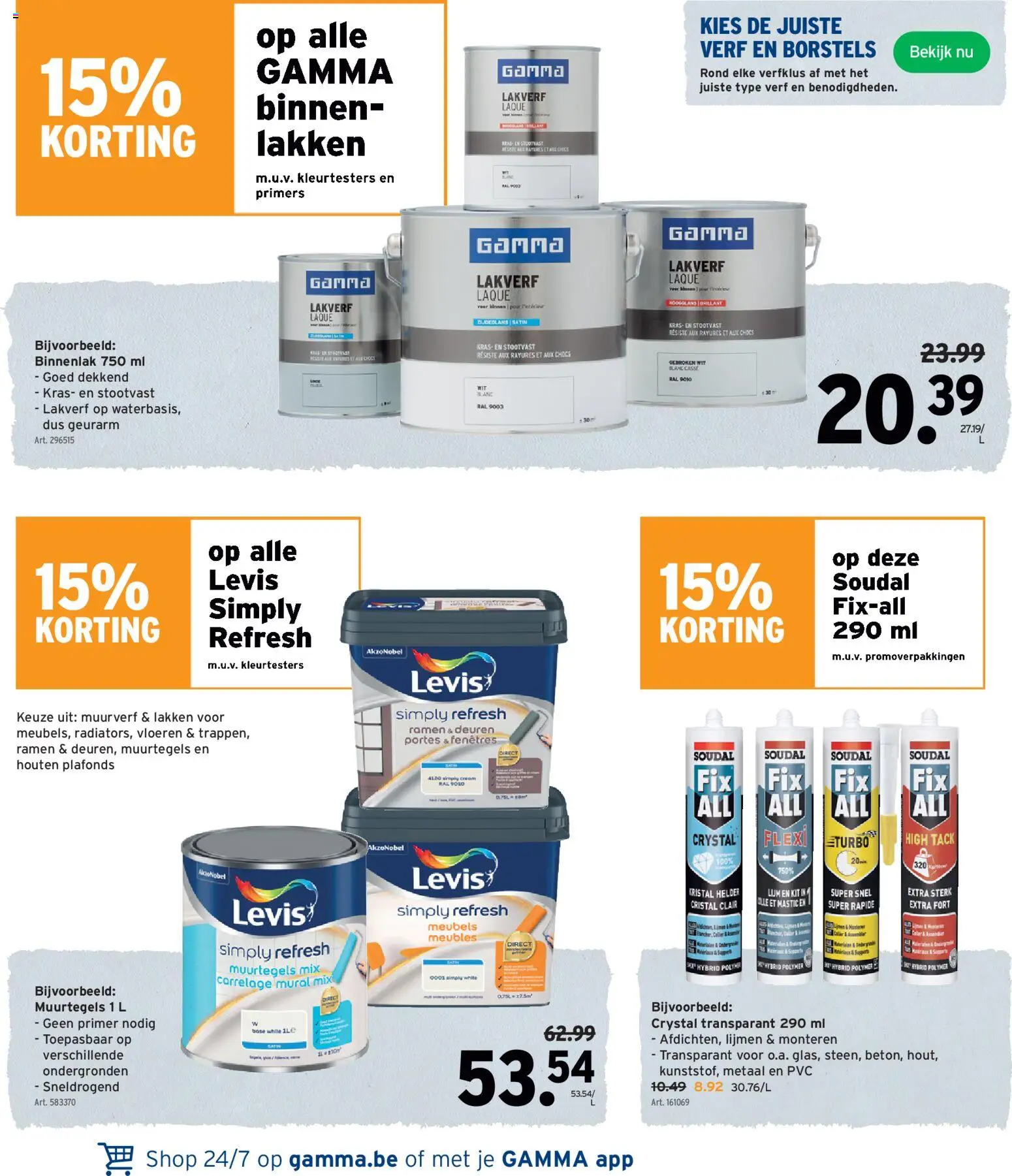 {H1} | Pagina: 13 | Producten: Borstels, Vloeren, Lijm