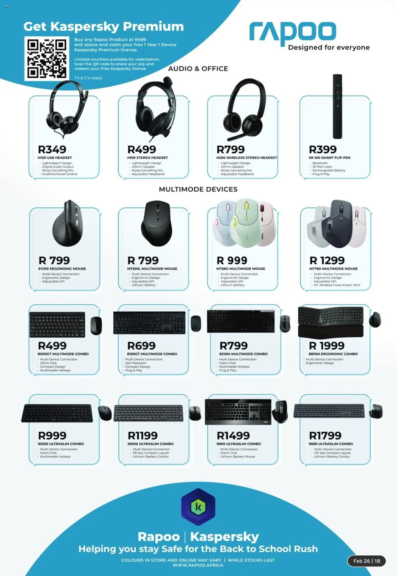 New Computer Mania catalogue – valid from 01.02.2026 | Page: 19 | Products: Mouse, Audio, USB, Battery
