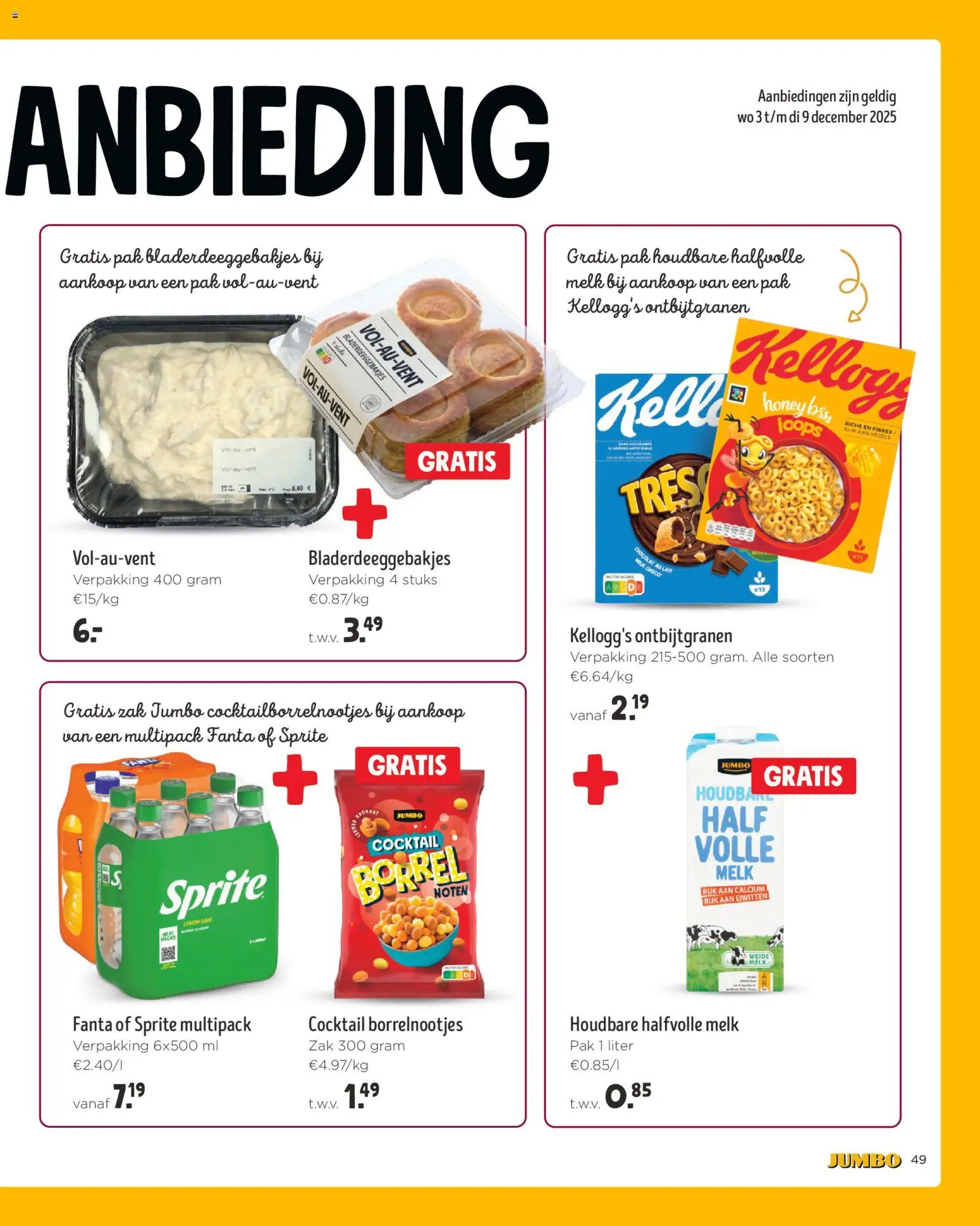 {H1} | Pagina: 49 | Producten: Fanta, Sprite, Noten, Zak