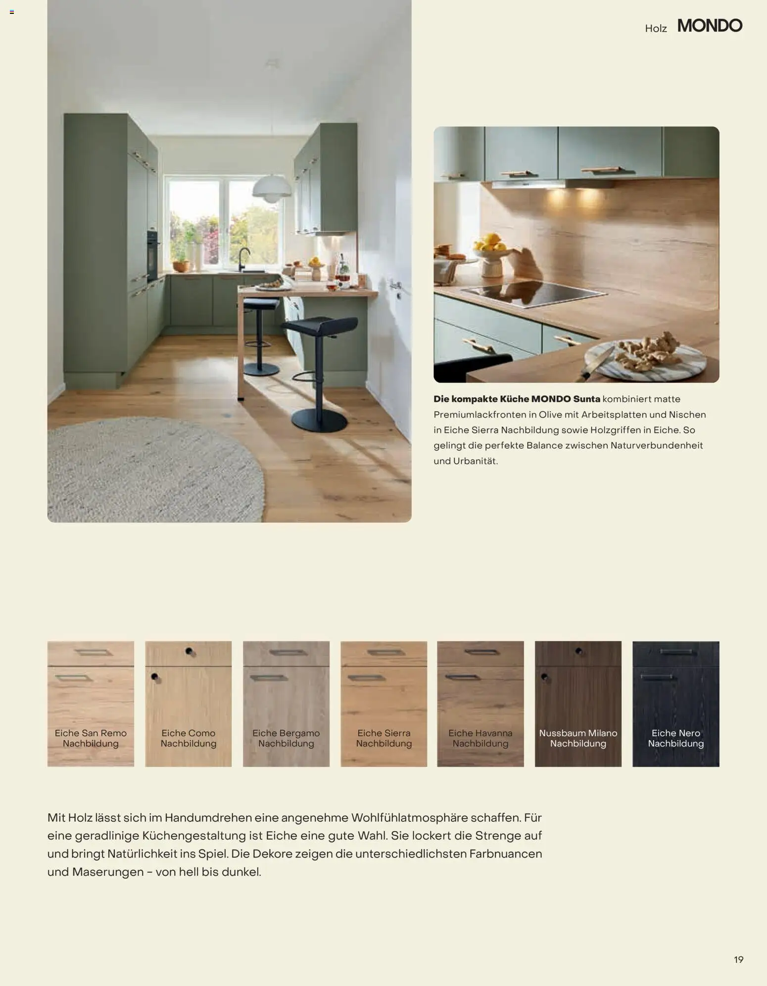 Ostermann Mondo Küchenprospekt 2026 – gültig ab 01.01.2026 | Seite: 19 | Produkte: Küche