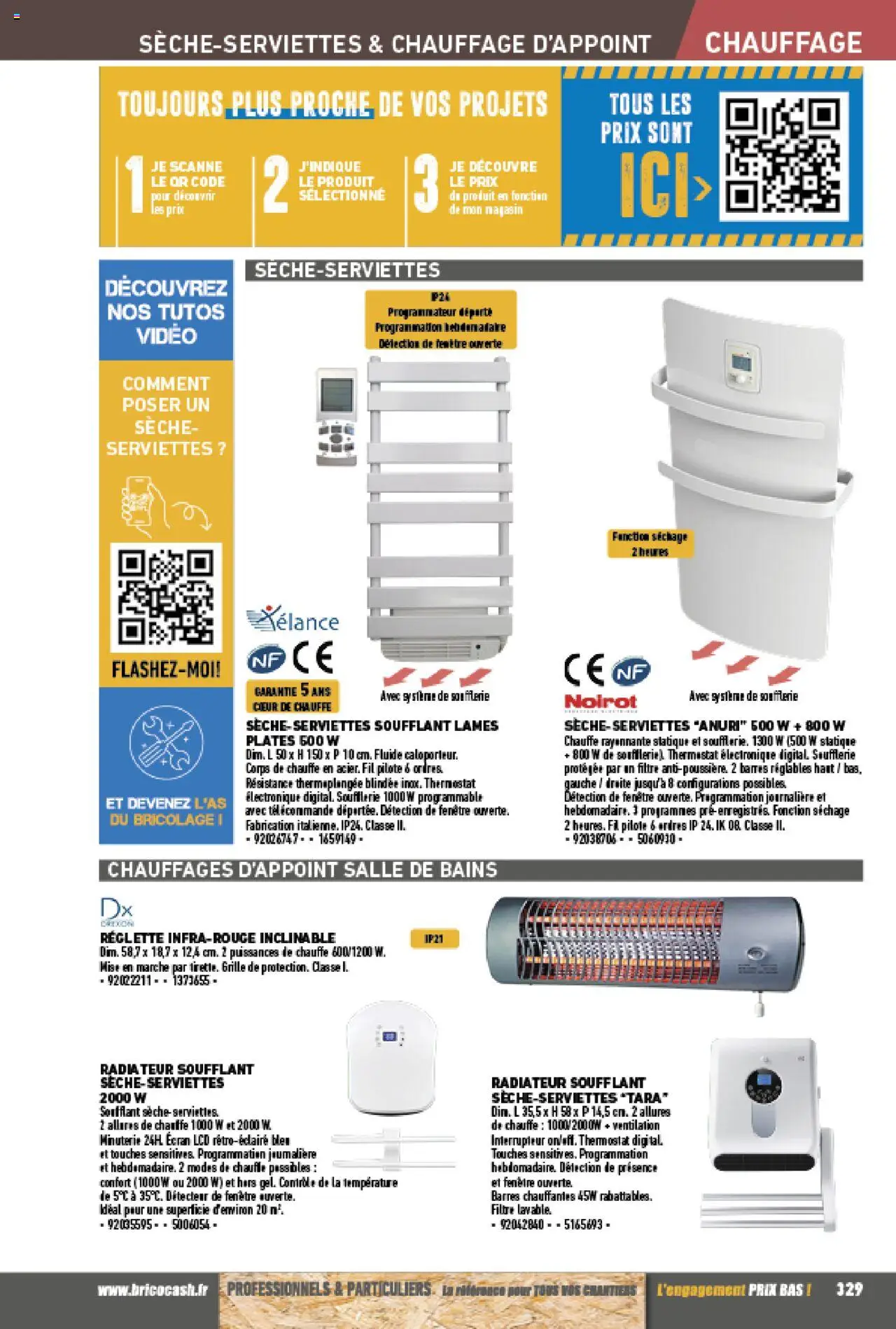 {H1} | Page: 329 | Produits: Filtre, Seche serviettes, Radiateur, Télécommande