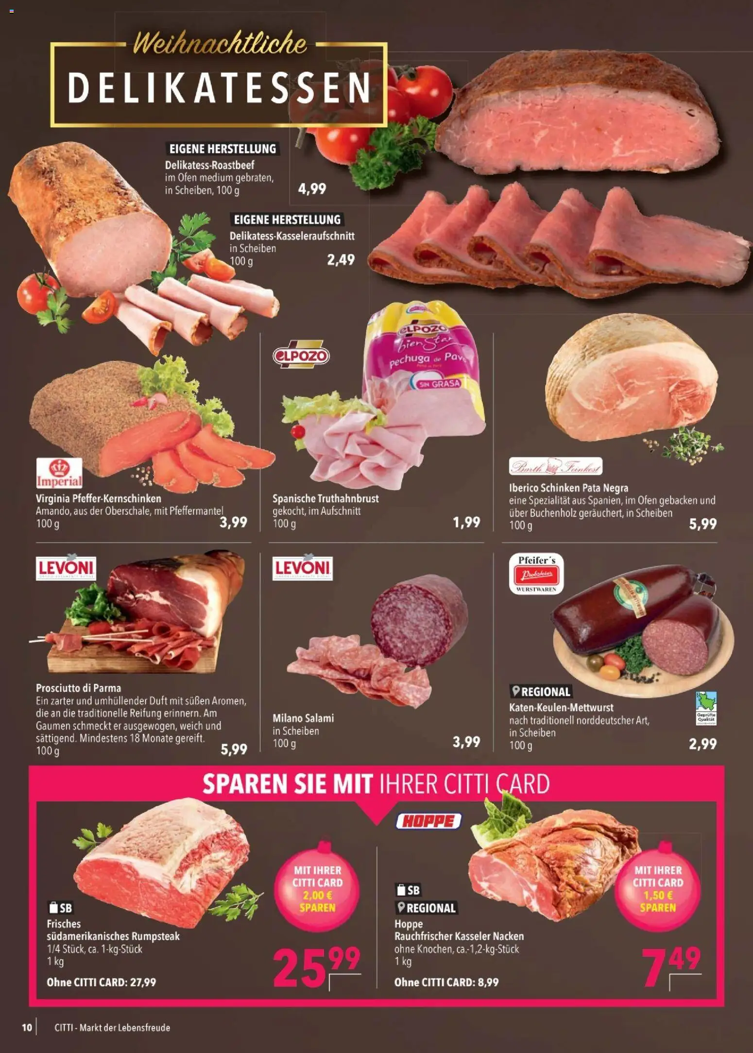 CITTI tilbudsavis – gyldig fra 10.12.2025 | Side: 10 | Produkter: Duft, Salami