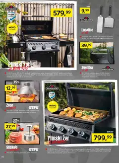 XXXL Lesnina katalog akcije – veljaven od 07.04.2026 | Stran: 6 | Izdelki: Plinski žar, Zar, Baterije, Svetilka