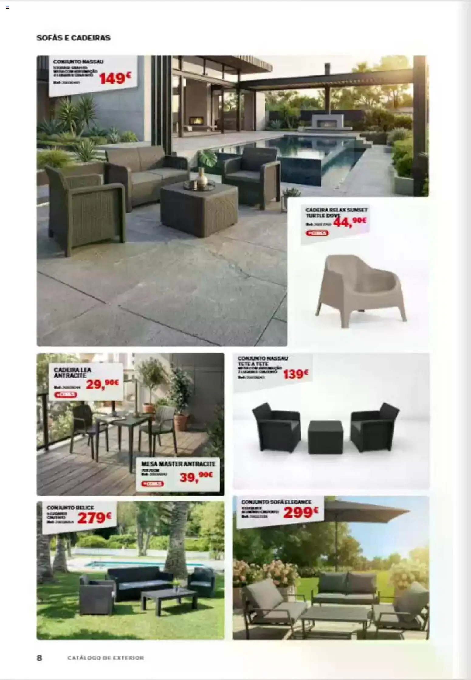 Maxmat folheto │ válido de 23.04.2026 | Página: 8 | Produtos: Cadeiras, Sofá, Mesa, Cadeira