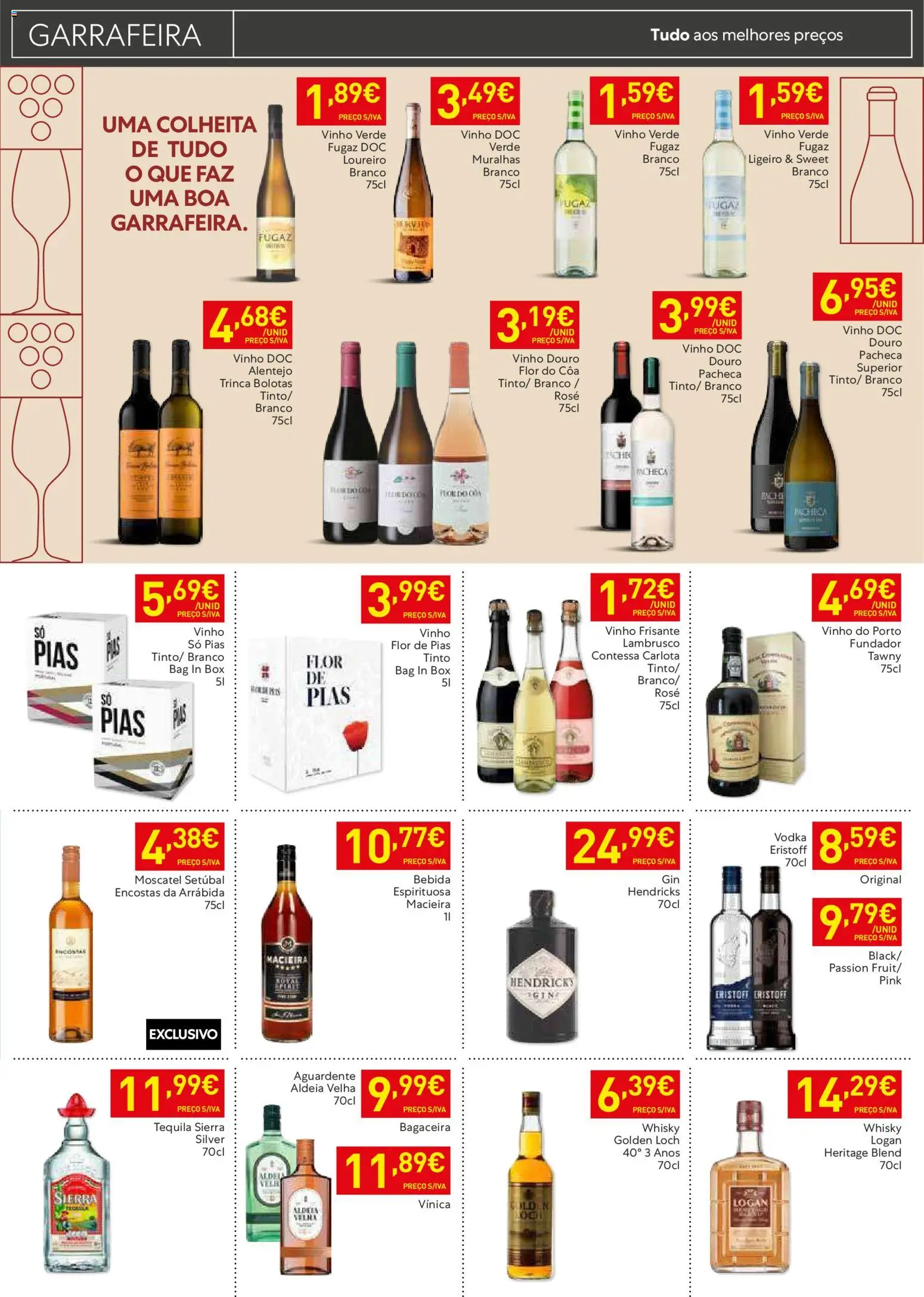 Recheio folheto Madeira │ válido de 24.02.2026 | Página: 13 | Produtos: Whisky, Tequila, Vodka, Bebida