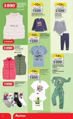Auchan - Textil ajánlataink - amely érvényes a következő dátumtól: 05.02.2026 | Oldal: 2