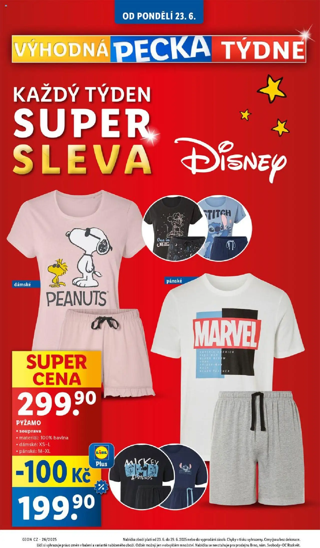 Lidl leták od 23.06.2025 | Strana: 6 | Produkty: Pyžamo, Stitch