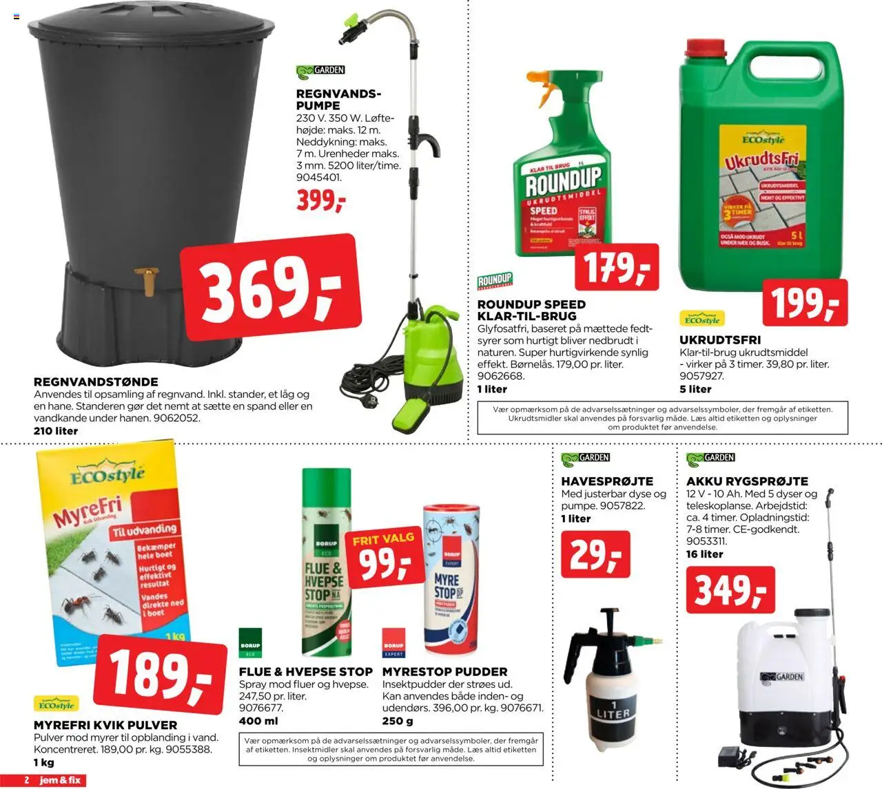 Jem & fix Tilbudsavis gyldig fra 10.08.2025 | Side: 2 | Produkter: Pudder, Søm