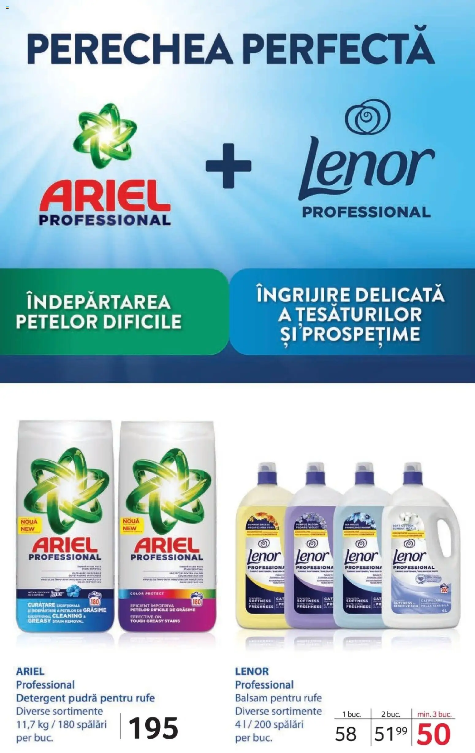 Noul catalog Selgros – valabil de la 02.01.2026 | Pagină: 20 | Produse: Pudră, Balsam, Yorgan, Detergent