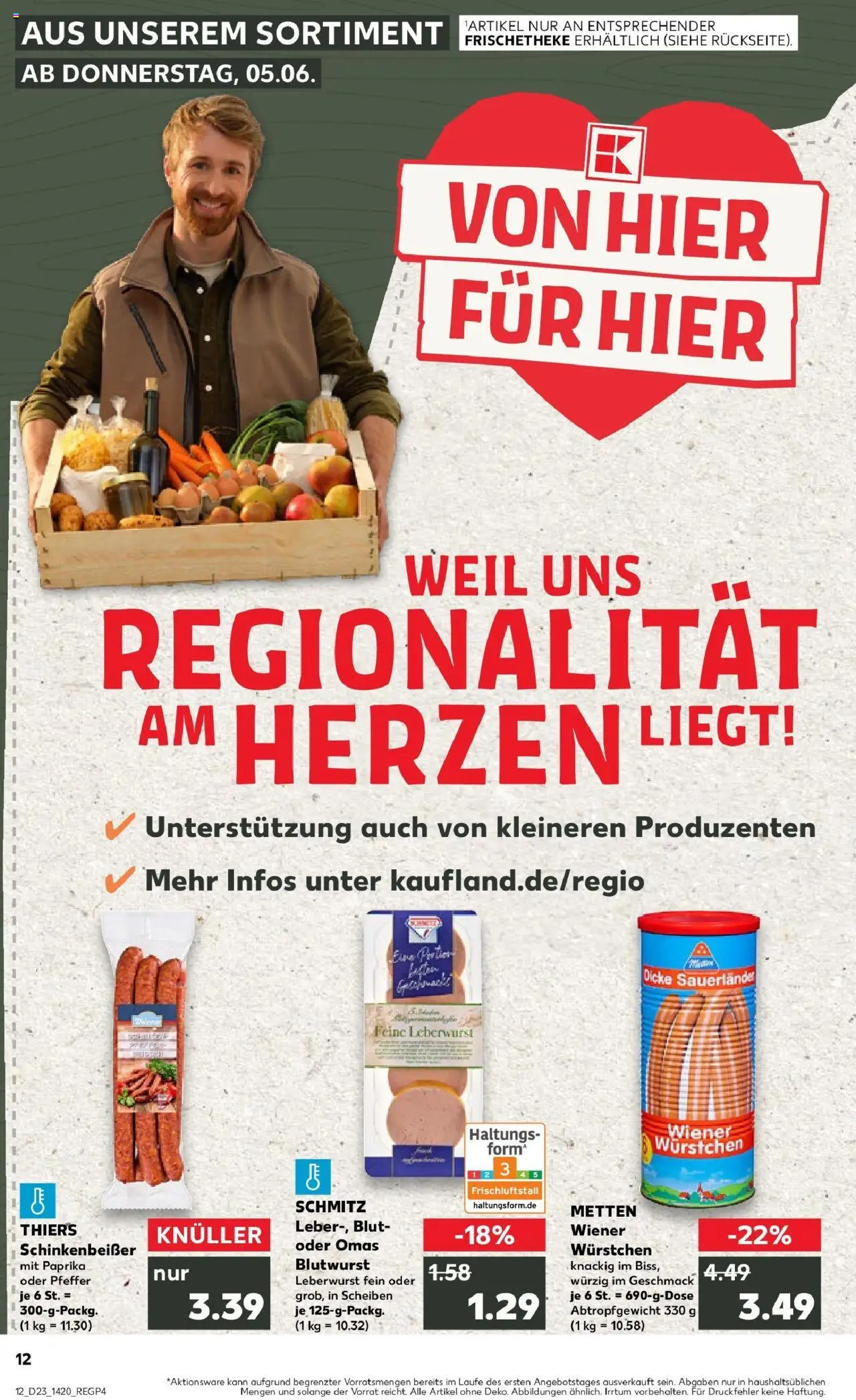 Kaufland prospekt Gummersbach	 - gültig ab dem 09.06.2025 | Seite: 27 | Produkte: Wiener wurstchen, Paprika, Pfeffer