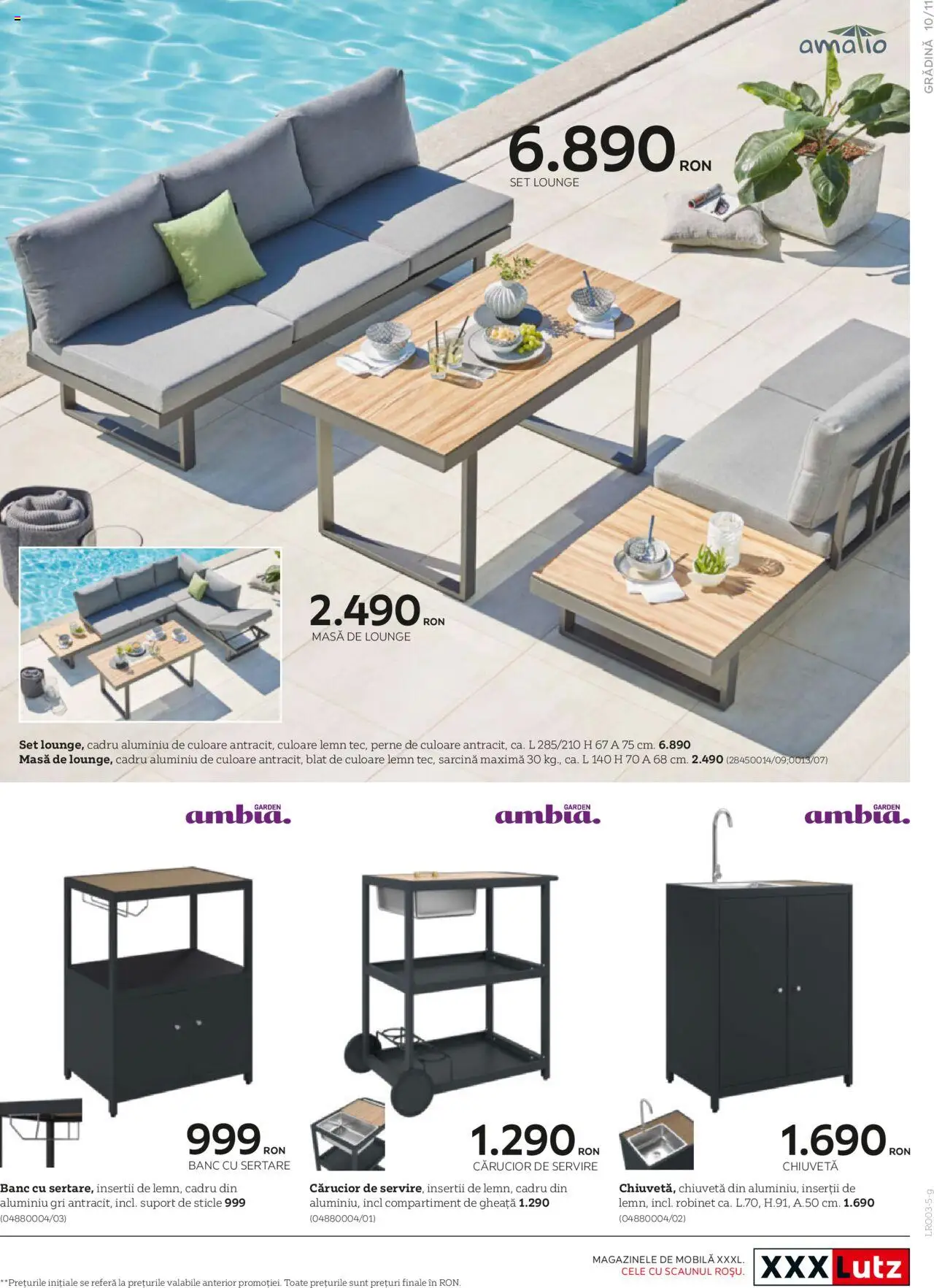 XXXLutz catalog - Grădină – valabil de la 10.03.2025 | Pagină: 11 | Produse: Masă, Chiuvetă