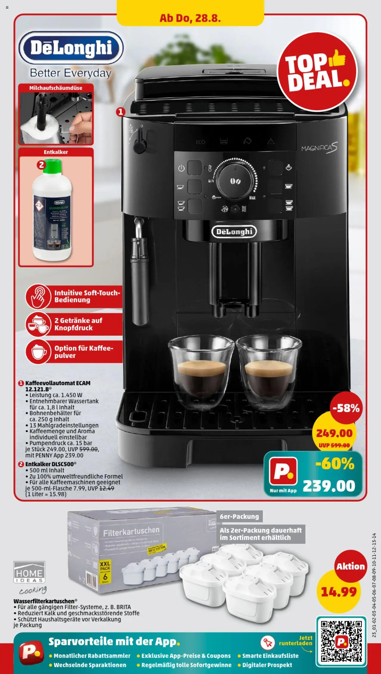 Penny Prospekt 	 - gültig ab dem 25.08.2025 | Seite: 23 | Produkte: Kaffee, Wasser, Kaffeevollautomat