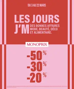 Monoprix - Prévisualisation de Monoprix catalogue valide à partir de 03.03.2026