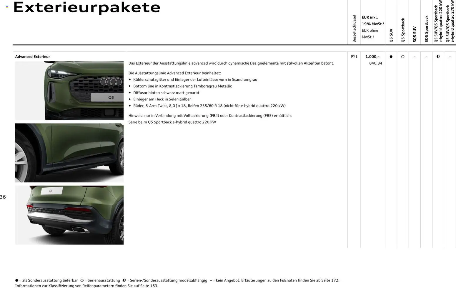 Audi Q5 – gültig ab 28.10.2025 | Seite: 36 | Produkte: Apple