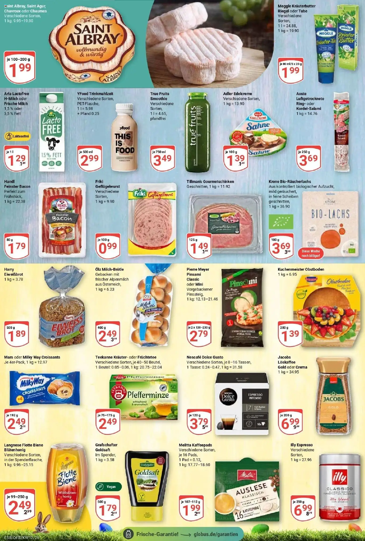 Globus prospekt Eschborn	 – gültig ab 15.03.2026 | Seite: 10 | Produkte: Nescafe, Butter, Teekanne, Dolce gusto